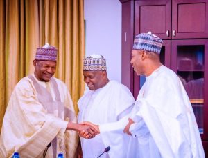 Governors Inuwa, Zulum At Villa, Attend Meeting Of Presidential Committee On Repatriation, Resettlement Of IDPs
